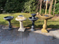 Elegancia Solar Bird Bath Fountain