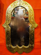 Hand Of Fatima Mirror - Moroccan Mirror - Wall mirror - Unique Design - 100% Handmade - Bohemian wall decor - home decor - Art Brass Mirror