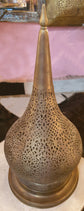 Moroccan table lamp - Standing Lamp - Bohemian Home Decor- romantic lamp - lantern engraved Brass - 100 % Handmade - Magic lighting lamp