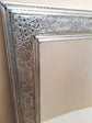 Moroccan Mirror - wall mirror - large mirror - silver color - handmade mirror available all size - engraved Brass - free worldwide shipping