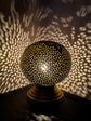 Moroccan table lamp - floor lamp - ball lamp - antique style -100% handmade - engraved brass - vintage lantern engraved - art Magic lighting