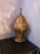 Moroccan table lamp - Floor hanging lamp - Bohemian Home Decor- romantic lamp - lantern engraved Brass - 100 % Handmade - Magic lighting