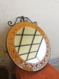 Mosaic Wall Mirror - Wall Mirror - CUSTOM Round Wall / Floor Mirror - ( Indoors & Outdoors ) Mirror - Handmade Mosaic Mirror 8" to 20" Or +
