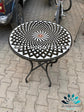 CUSTOMIZABLE Mosaic Table, outdoor-indoor coffee Table, 100% handcrafted, round white mosaic Table , Moroccan luxury table decor