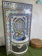 Mosaic Fountain for Outdoor Indoor Mid Century Fountain water inside Moroccan Fountain Andalusia