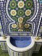Tiered water Mosaic Fountain for Outdoor and Indoor, Mid Century Fountain water inside, Moroccan Mosaic Fountain