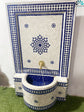 Amazing Mosaic Fountain for Outdoor and Indoor, Mid Century Fountain water inside, Moroccan Mosaic Fountain