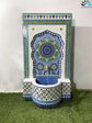 Mosaic Fountain Mandala design for Outdoor and Indoor, Mid Century Fountain water inside, Moroccan Mosaic Fountain