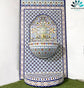Mosaic Fountain 60"x40" for Outdoor and Indoor Fountain water inside Moroccan big Mosaic Fountain.