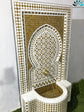 CUSTOMIZABLE mosaic Fountain 100% handcrafted for indoor and outdoor built with mid century mosaic styling.