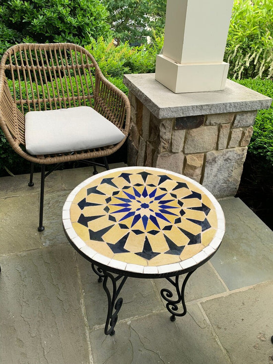 Mid Century Modern Mosaic Table - Custom Your Table&