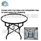 Table round made from mosaic and tiles 100% Handcrafted It for outdoor and indoor, Mosaic table works for beach house too