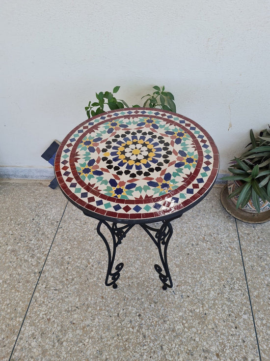 CUSTOMIZABLE Mosaic Table - Zellije Coffee Table