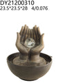 New Age Spiritual Fountain with Glass Ball