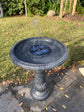 Escapada Solar Bird Bath Fountain