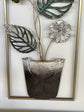 Grow Flower in Pot Metal Wall Art New Summer 2021