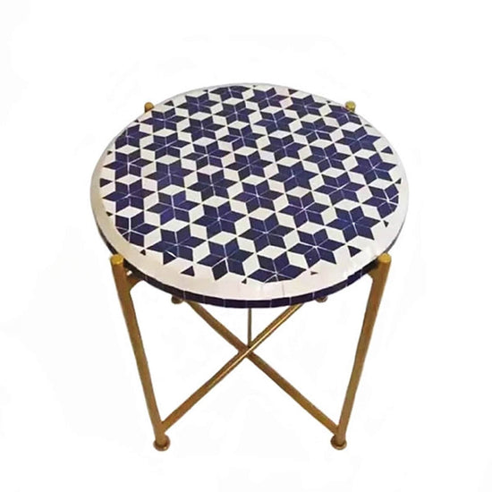 CUSTOMIZABLE Mosaic Table - Crafts Mosaic Table - Mosaic Table Art - Mid Century Mosaic Table - Handmade Coffee Table For Outdoor & Indoor 2nd Color