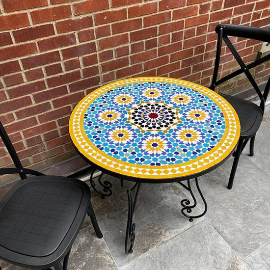 CUSTOMIZABLE Mosaic Table - Crafts Mosaic Table - Mosaic Table Art - Mid Century Mosaic Table - Handmade Coffee Table For Outdoor & Indoor