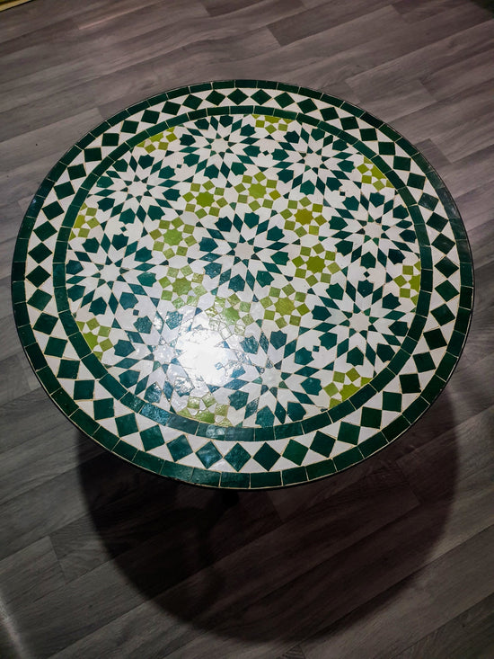 coffee Table made from mosaic 100% handcrafted for outdoor-indoor