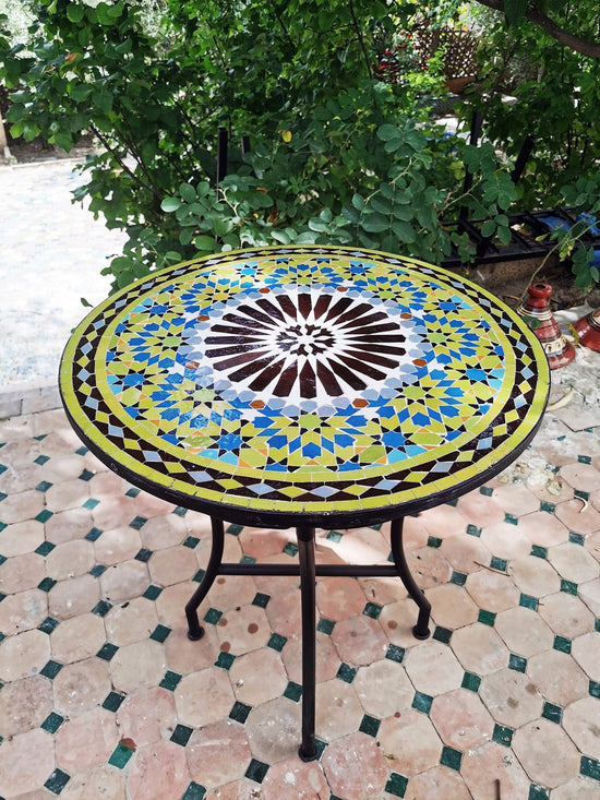 CUSTOMIZABLE Mosaic Table - Crafts Mosaic Table - Mosaic Table Art - Mid Century Mosaic Table - Handmade Coffee Table For Outdoor & Indoor