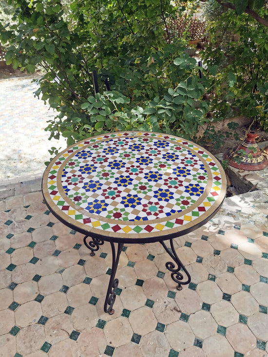 CUSTOMIZABLE Mosaic Table - Crafts Mosaic Table - Mosaic Table Art - Mid Century Mosaic Table - Handmade Coffee Table For Outdoor & Indoor