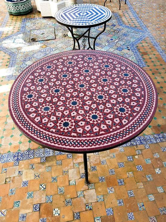 Mosaic table 100% handmade for outdoor and indoor