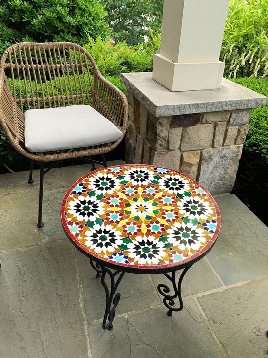 CUSTOMIZABLE Mosaic Table - Crafts Mosaic Table - Mosaic Table Art - Mid Century Mosaic Table - Handmade Coffee Table For Outdoor & Indoor