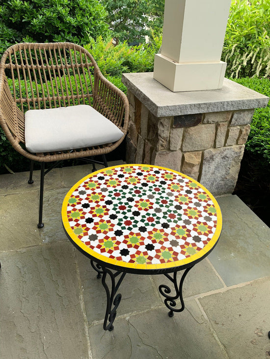 CUSTOMIZABLE Mosaic Table - Patio Coffee Table - Custom Your Table&