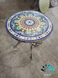 CUSTOMIZABLE Mosaic Table, outdoor-indoor coffee Table, 100% handcrafted, round mosaic Table , Moroccan luxury table decor