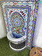 Mosaic Fountain for Outdoor Indoor Mid Century Fountain water inside Moroccan Fountain Andalusia