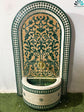 Garden Mosaic Fountain for Outdoor and Indoor, Mid Century Fountain water inside, Garden Moroccan Mosaic Fountain