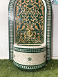 Garden Mosaic Fountain for Outdoor and Indoor, Mid Century Fountain water inside, Garden Moroccan Mosaic Fountain