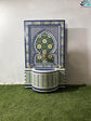 Tiered water Mosaic Fountain for Outdoor and Indoor, Mid Century Fountain water inside, Moroccan Mosaic Fountain