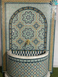 Mosaic Fountain for Outdoor Indoor Mid Century Fountain water inside Moroccan Mosaic Fountain