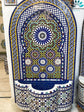 Mosaic Fountain Mandala design for Outdoor and Indoor, Mid Century Fountain water inside, Moroccan Mosaic Fountain