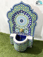 Mosaic Fountain for Outdoor and Indoor, Mid Century Fountain water inside, Garden Moroccan Mosaic Fountain