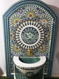 Logo Mosaic Fountain 60"x40" for Outdoor and Indoor Fountain water inside Moroccan big Mosaic Fountain.