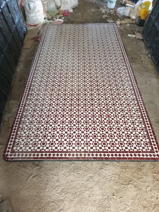 Amazing Moroccan Mosaic Table, outdoor-indoor Mosaic Table, 100% handcrafted, Large Mosaic Table, art bohemian decor, free shipping