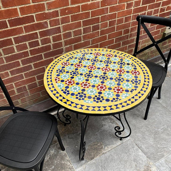CUSTOMIZABLE Mosaic Table - Crafts Mosaic Table - Mosaic Table Art - Mid Century Mosaic Table - Handmade Coffee Table For Outdoor & Indoor