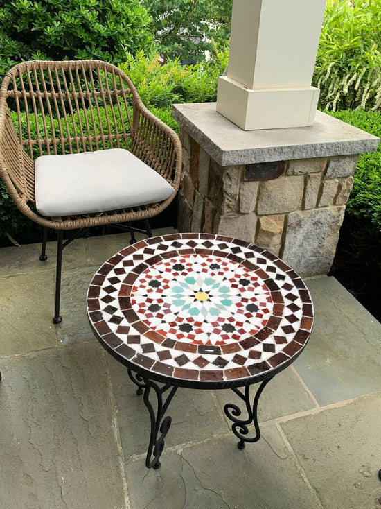 CUSTOMIZABLE Mosaic Table - Crafts Mosaic Table - Mosaic Table Art - Mid Century Mosaic Table - Handmade Coffee Table For Outdoor & Indoor