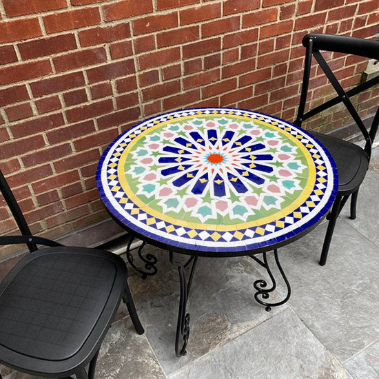 CUSTOMIZABLE Mosaic Table - Crafts Mosaic Table - Mosaic Table Art - Mid Century Mosaic Table - Handmade Coffee Table For Outdoor & Indoor