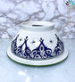 bathroom vessel sink hand painted, Ceramic sink counter top basin, entryway ceramic basin bowl, Luxury sink