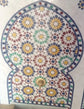 Large Moroccan Zellige Mosaic Tile Water Fountain